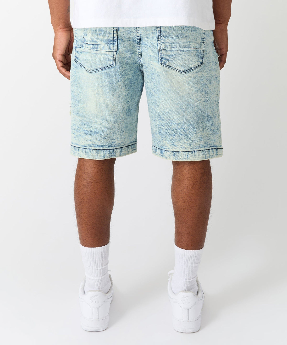 Destroyed Denim Shorts