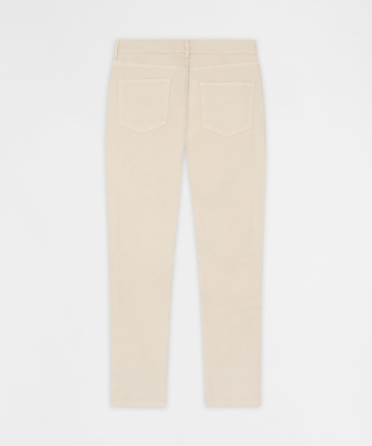 Diamond Dust Rhinestone Skinny Jeans - Cream