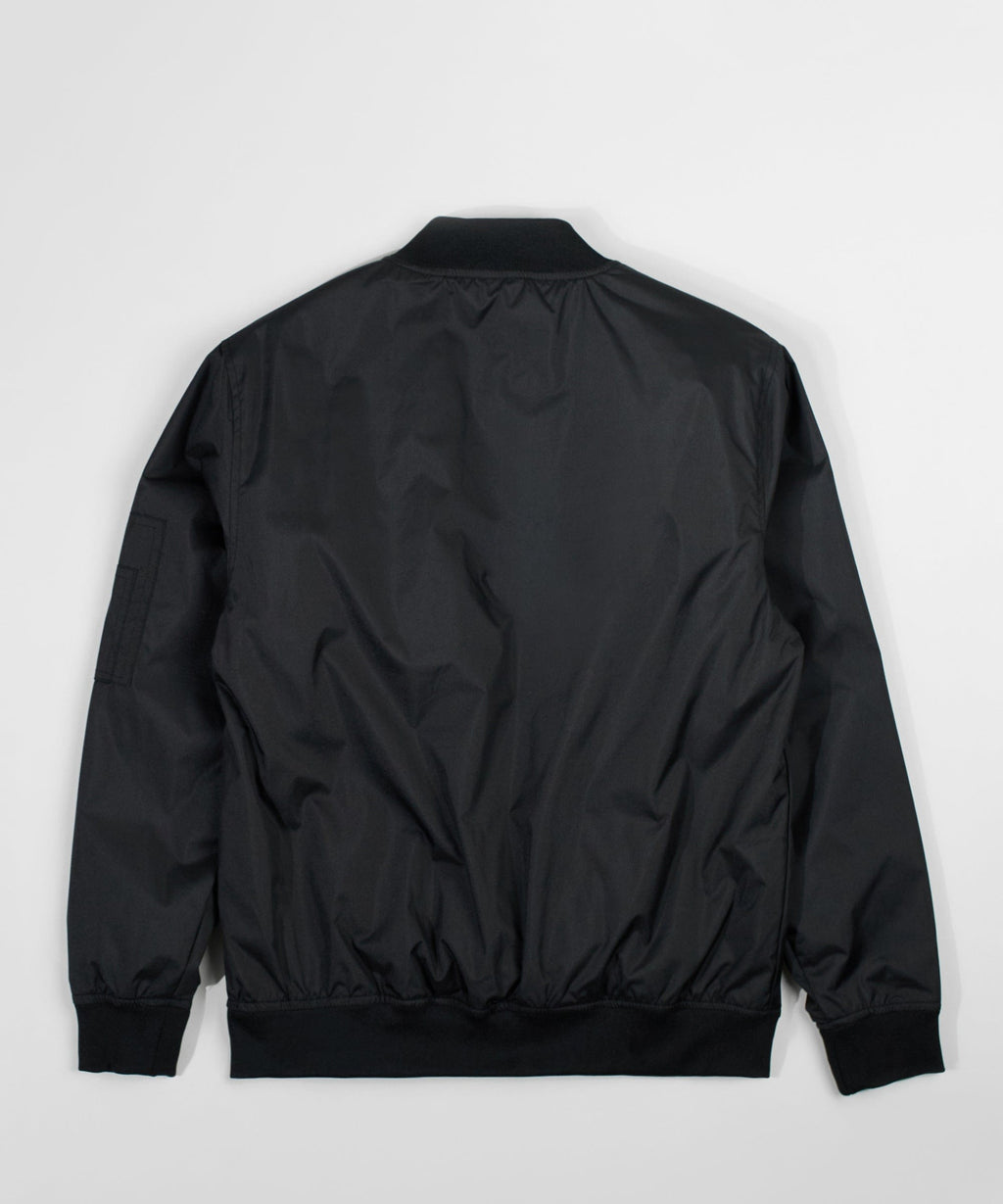 Destroyer Nylon Bomber Jacket - Black